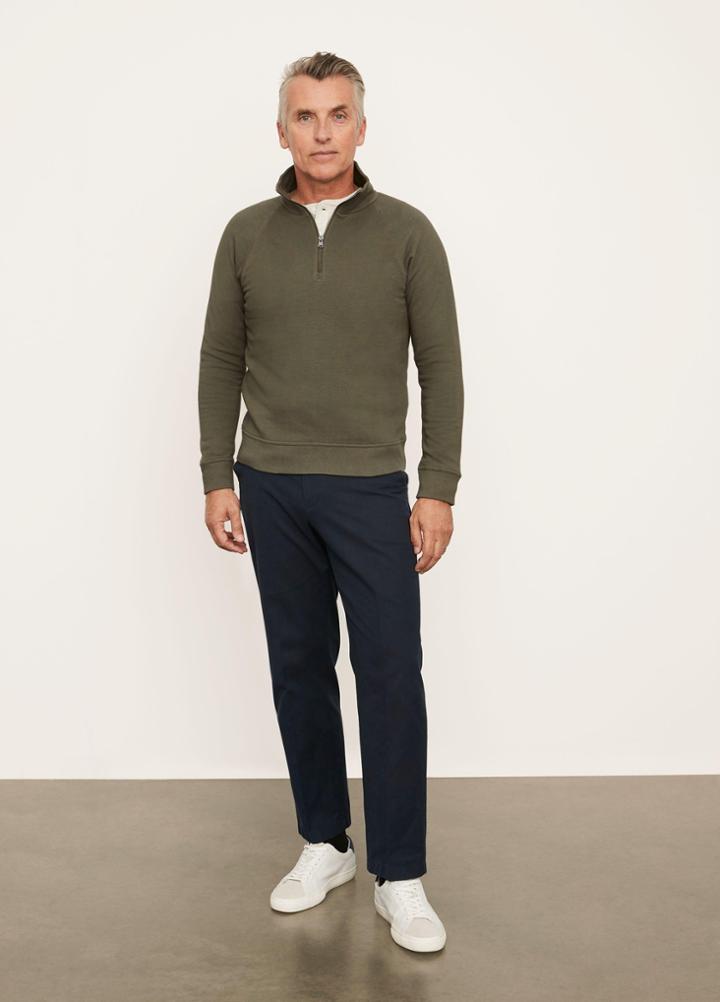 Vince French Terry Quarter Zip