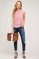 Anthropologie Ag Beau High-rise Slouchy Straight Jeans