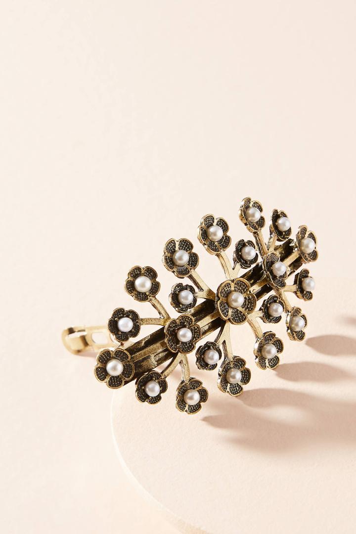 Anthropologie Floral Constellation Hair Clip