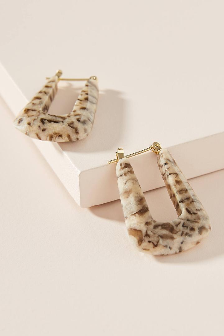Anthropologie Ursula Hugger Hoop Earrings