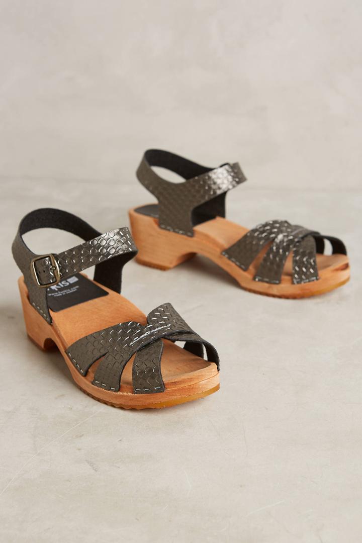 Funkis 697 Stina Metallic Clogs