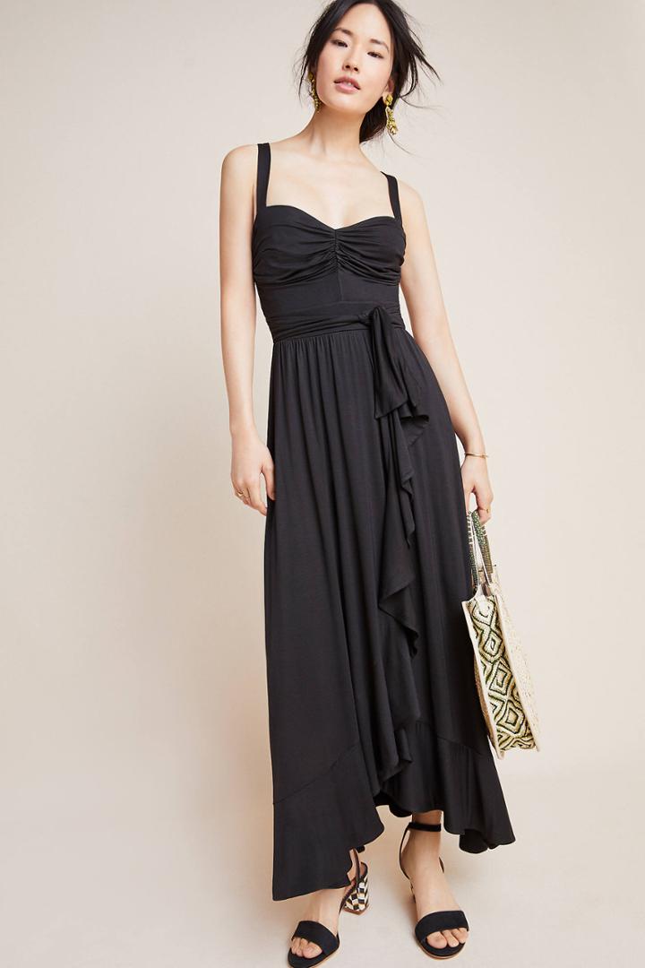 Maeve Gabriela Ruffled Maxi Dress