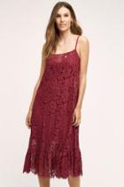Plenty By Tracy Reese Flounced Lace Midi Dress