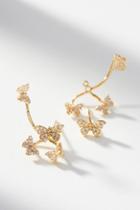 Anthropologie Mini Butterfly Front-back Earrings