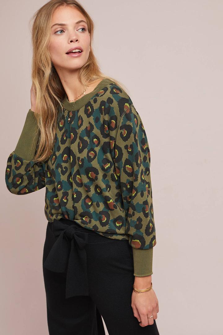 Numph Wild Leopard Sweatshirt