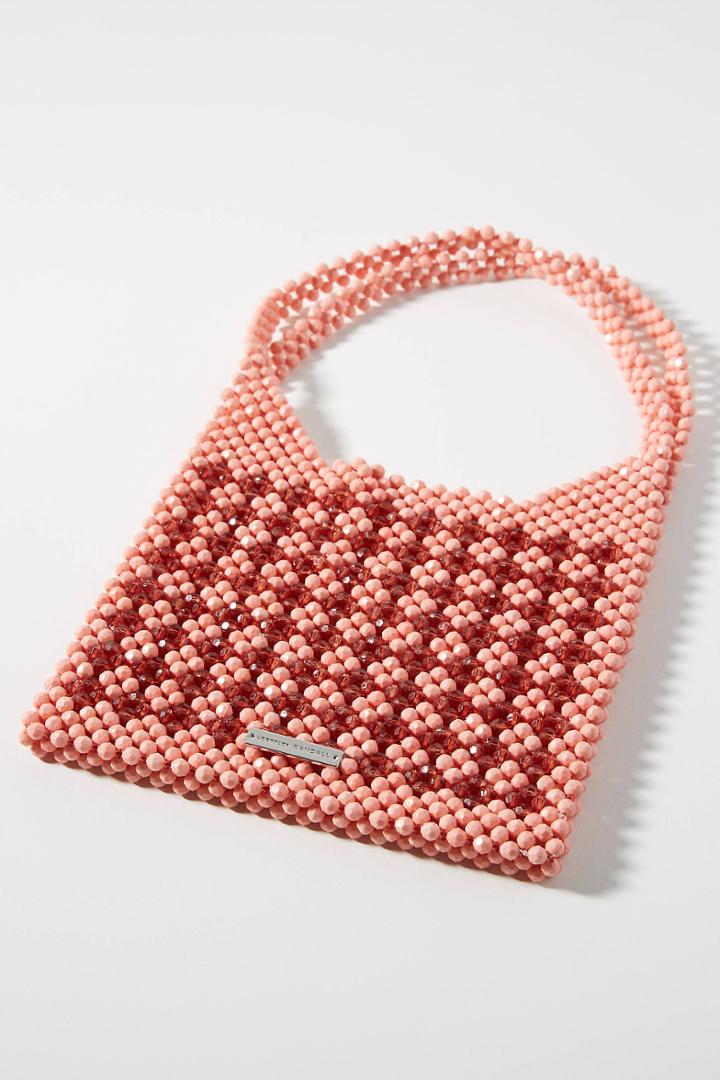 Loeffler Randall Beaded Mini Slouchy Tote Bag