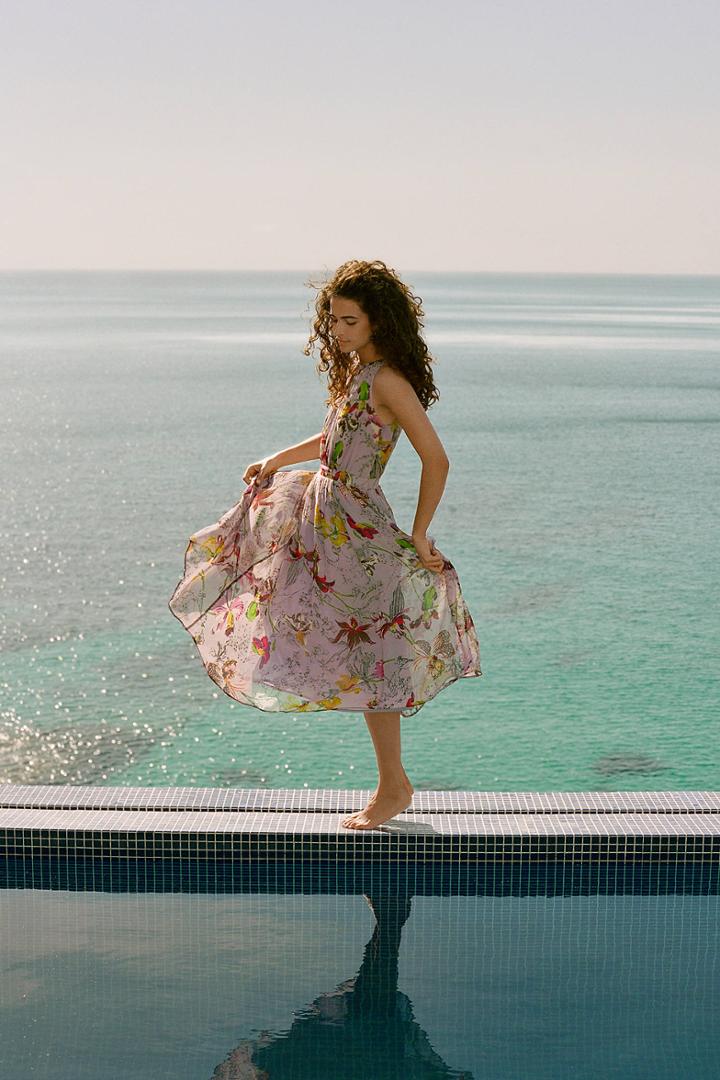 Anthropologie Hermia Midi Dress