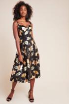 Eva Franco Nadia Metallic Midi Dress