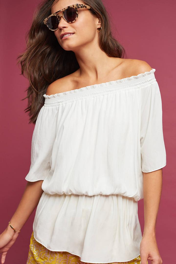 Lola & Sophie Menorca Drop-waist Blouse