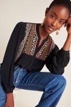 Bl-nk Lisi Embroidered Blouse