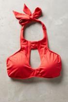 Seafolly Goddess Keyhole Top Red