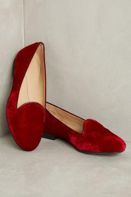 Chatelles Valentine Velvet Loafers