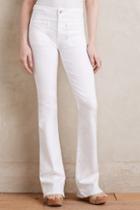 7 For All Mankind Braided High-rise Flare Jeans White