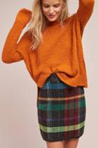 Cecilia Prado Textured Plaid Mini Skirt