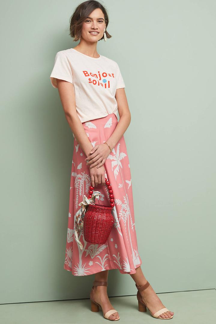 Sahil Kochhar Palm Tree Skirt