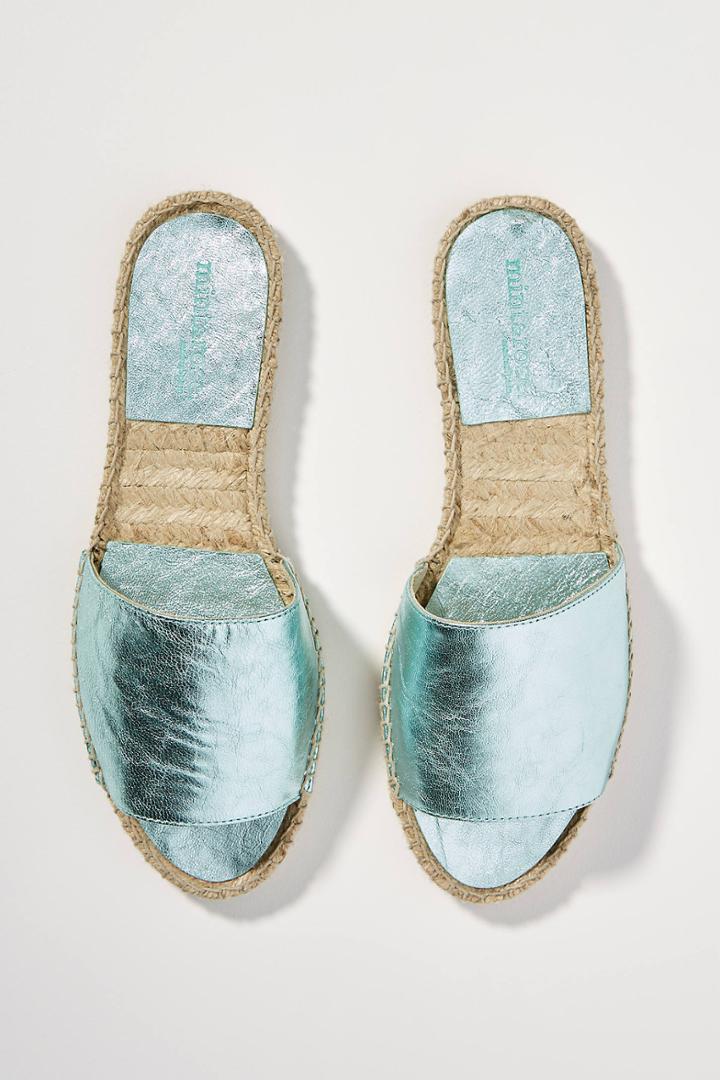 Mint & Rose Olivia Espadrille Slide Sandals