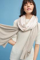 Anthropologie Two-toned Patched Scarf