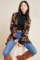 Eva Franco Fireworks Burnout Velvet Kimono