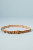 Brave Leather Bellsie Embellished Skinny Belt