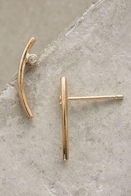 Anthropologie Waxing Crescent Posts