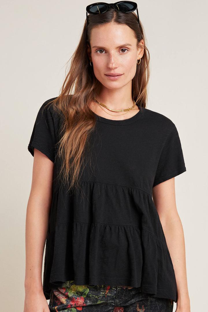 Left Of Center Marika Babydoll Tee