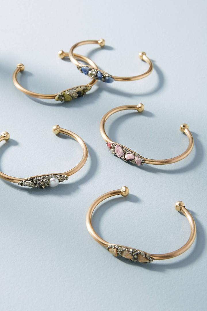 Marly Moretti Salvaged Stone Cuff Bracelet