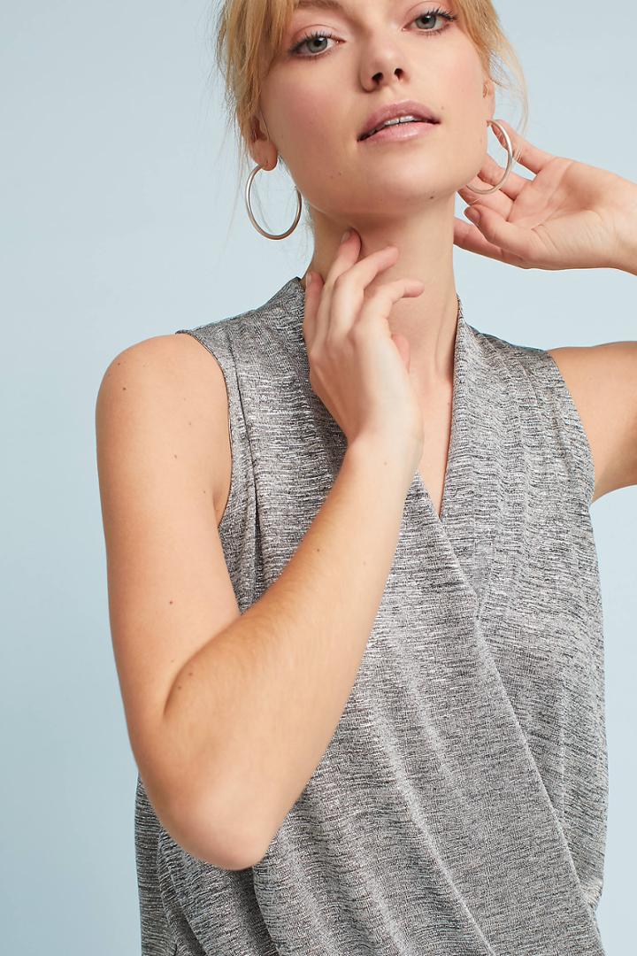 Akemi + Kin Tinsel Wrap Top