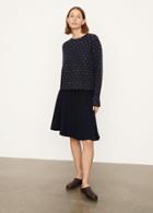 Vince Starry Dot Jacquard Crew Neck