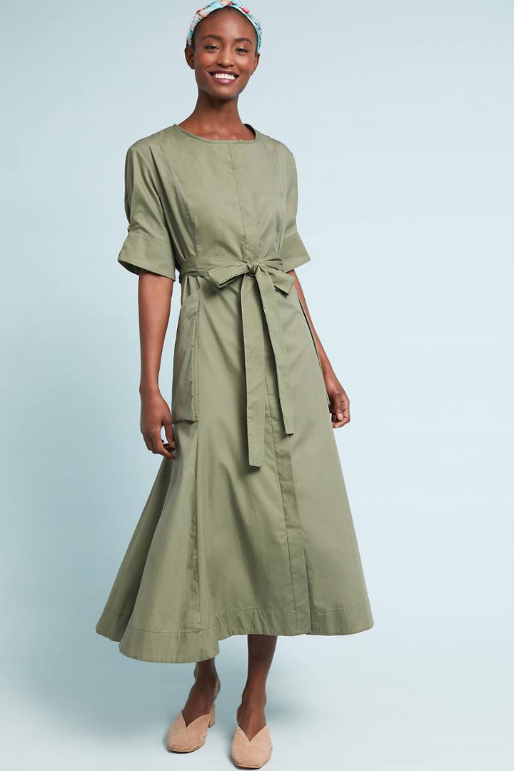 Sissa Jasper Button-front Shirtdress