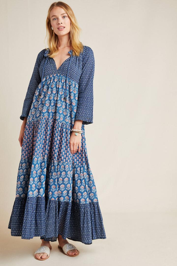 Ro's Garden Sonia Floral Maxi Dress