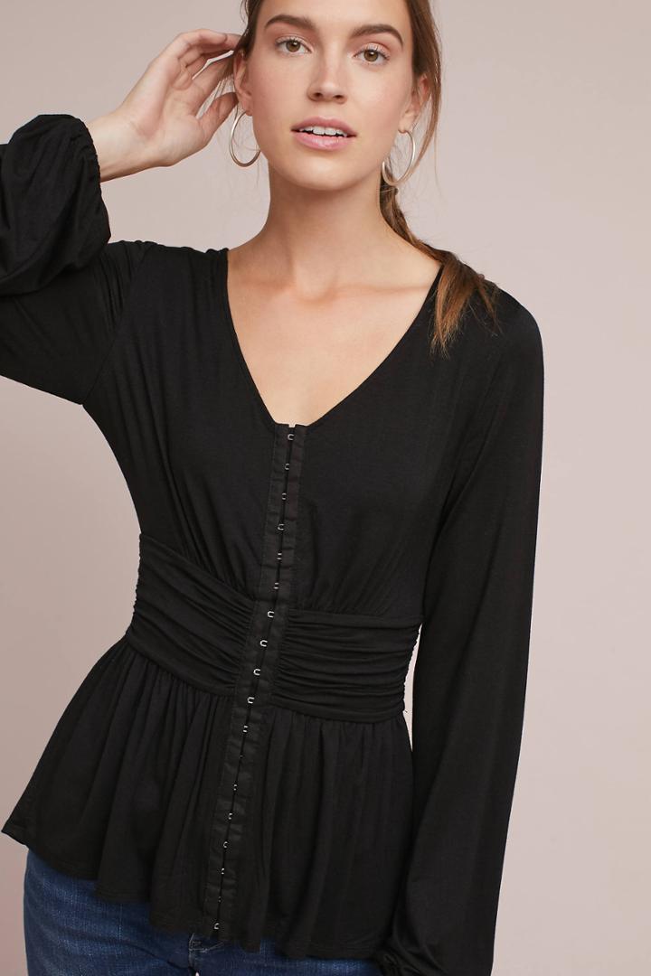 Vanessa Virginia Corseted Knit Top