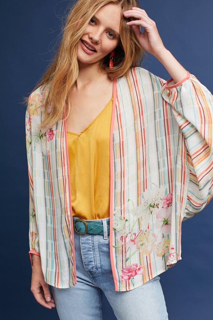 Bl-nk Striped Garden Kimono