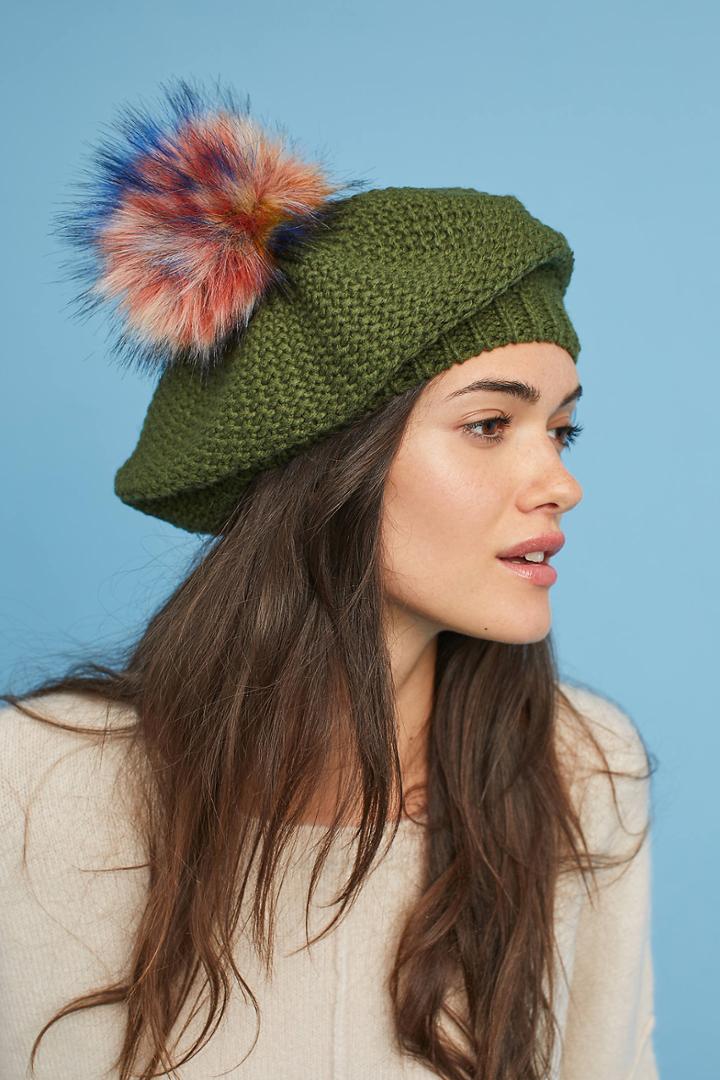 Anthropologie Glacia Knit Beret