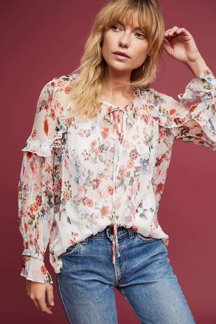 Hd In Paris Leda Floral Blouse