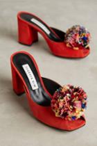 Anthropologie Eugenia Kim Feather-pom Heels