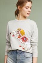 Uzma Bozai Embellished Equine Sweatshirt