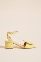 Paloma Barcelo Yellow Heeled Sandals