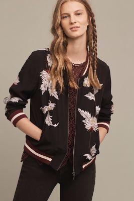 Elevenses Embroidered Solstice Bomber