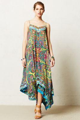 Anthropologie Kaleidoscope Mosaic Maxi Dress