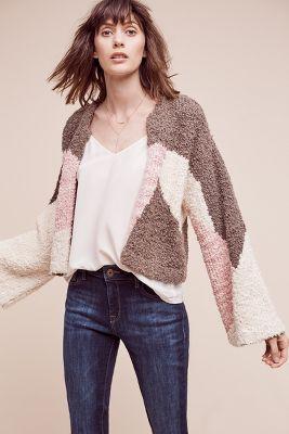 Pepin Wool Patchwork Cardigan