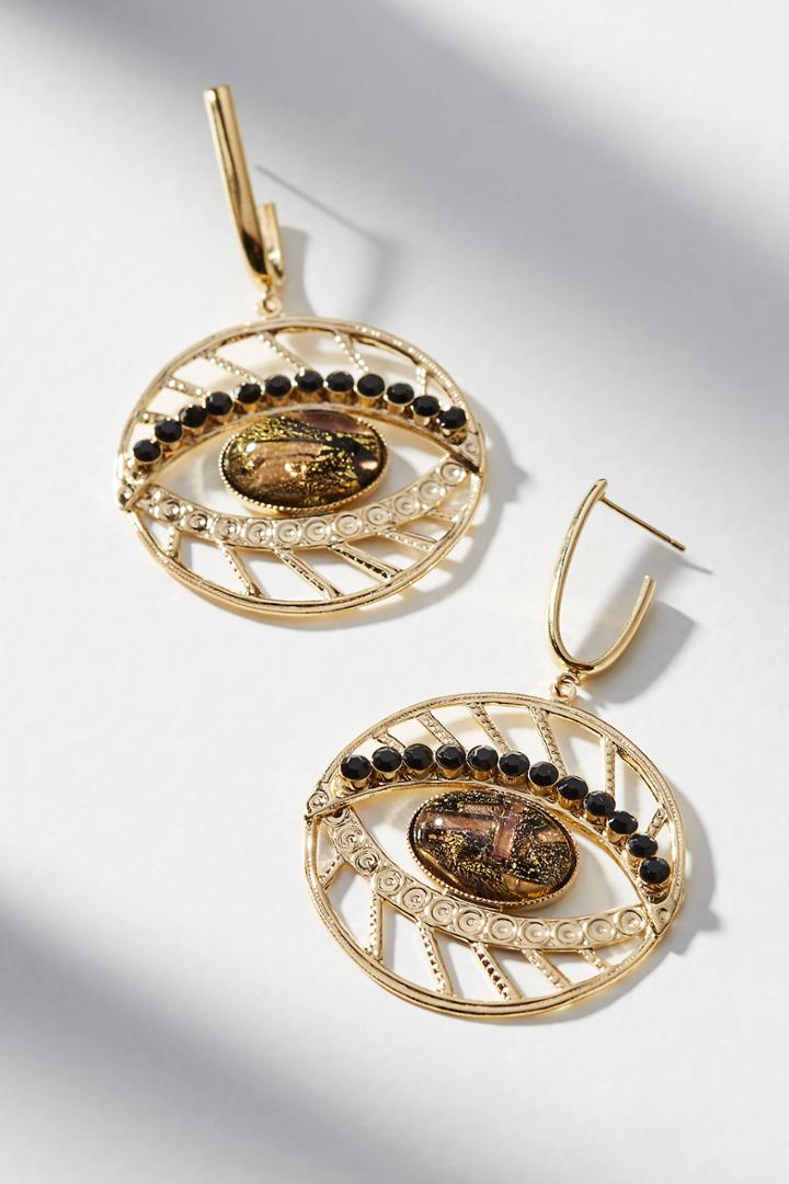 Julie Sion Eyeconic Drop Earrings