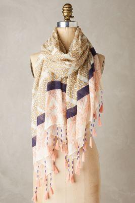 Anthropologie Meknes Tassel Scarf