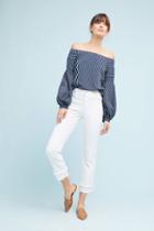 3x1 Nyc W3 High Ground Cropped Fringe Jeans