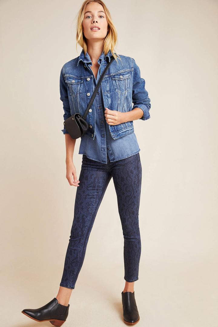 Joe's Jeans Joe's The Charlie Coated High-rise Skinny Jeans