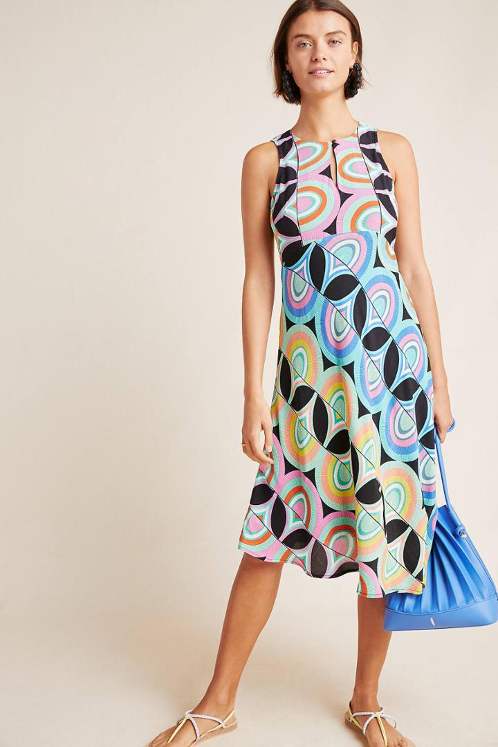 Anthropologie Kenzie Asymmetrical Dress