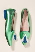 Bisue Ballerinas Metallic Tasseled Loafers