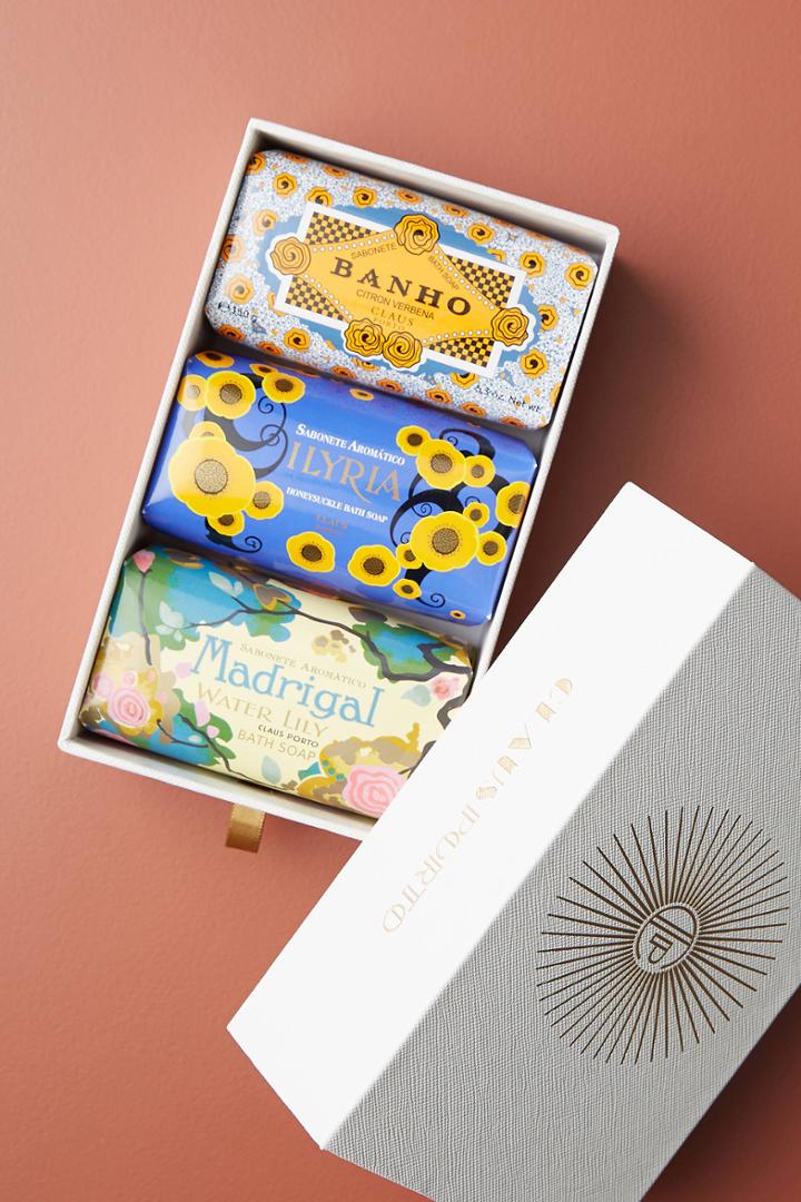 Claus Porto Floral Bar Soap Gift Box