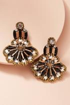 Anthropologie Bezel Drop Earrings