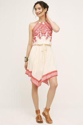 Love Sam Amaranthine Halter Dress