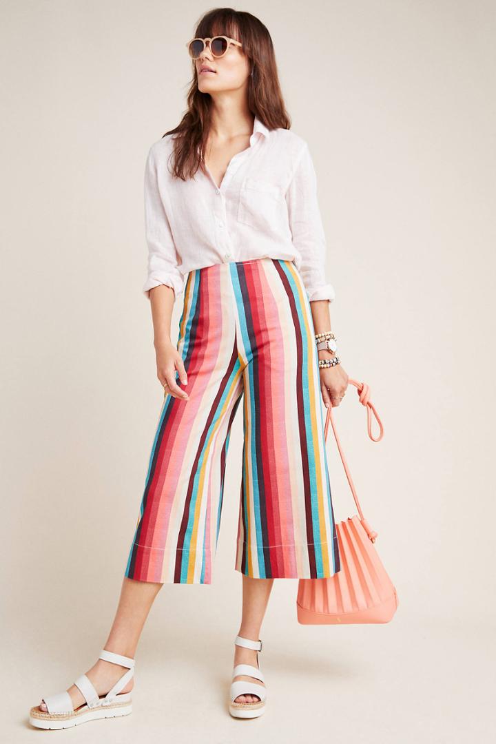 Seen Worn Kept Mayfair Cropped Wide-leg Trousers